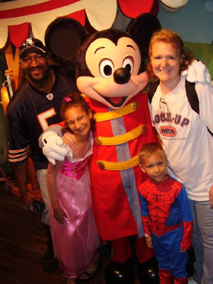 family with mickey